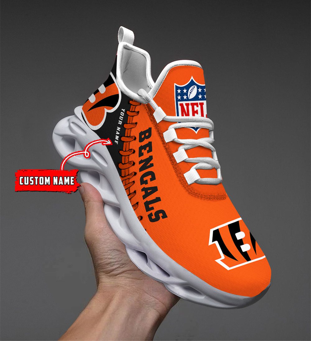 JWFancy Cincinnati Bengals Max Soul Shoes Sneakers For Men And Women