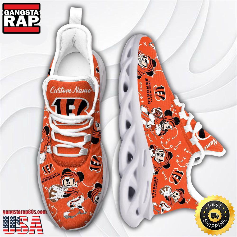 JWFancy Cincinnati Bengals Max Soul Shoes Sneakers For Men And Women