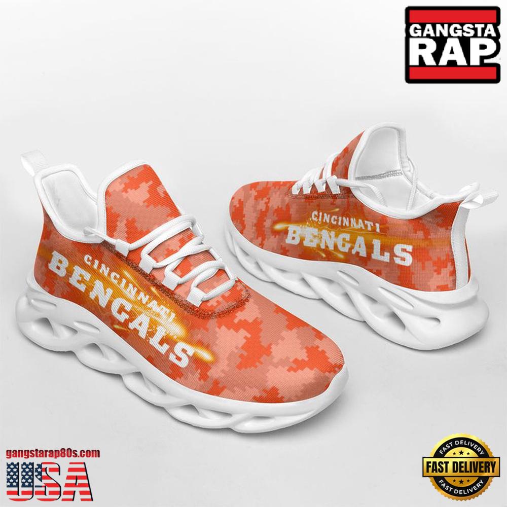 JWFancy Cincinnati Bengals Max Soul Shoes Sneakers For Men And Women