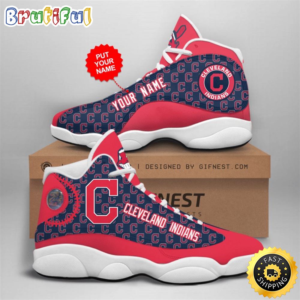 JWFancy Cleveland Indians AJ13 Sneakers Shoes For Men And Women