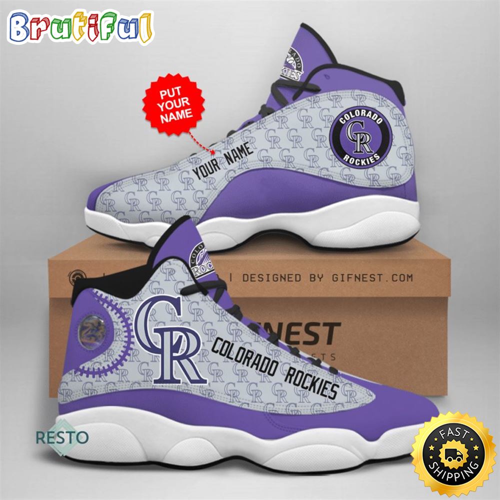 JWFancy Colorado Rockies AJ13 Sneakers Shoes For Men And Women