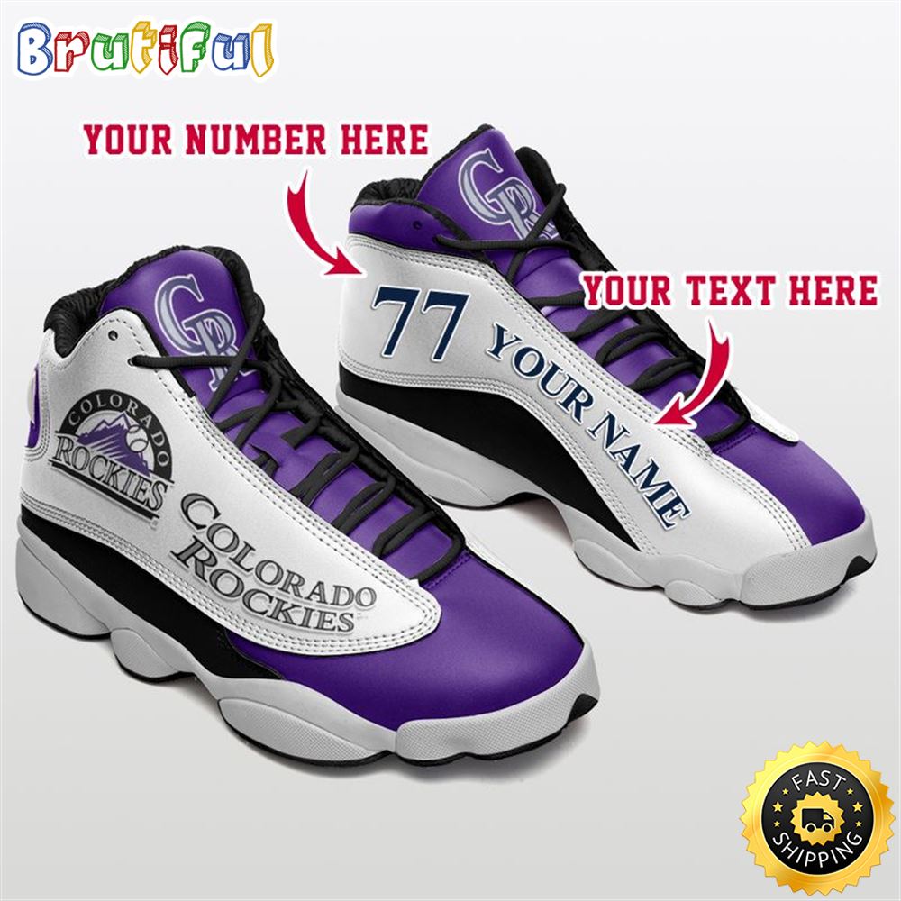 JWFancy Colorado Rockies AJ13 Sneakers Shoes For Men And Women