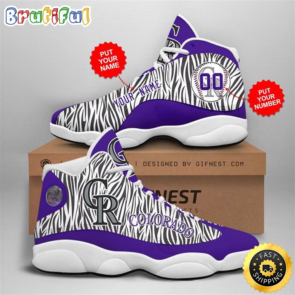 JWFancy Colorado Rockies AJ13 Sneakers Shoes For Men And Women