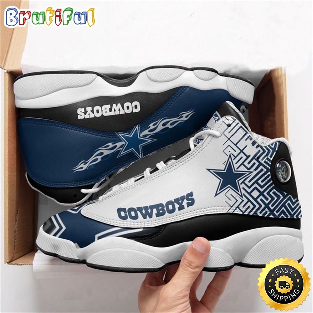JWFancy Dalas Cowboys AJ13 Sneakers Shoes For Men And Women