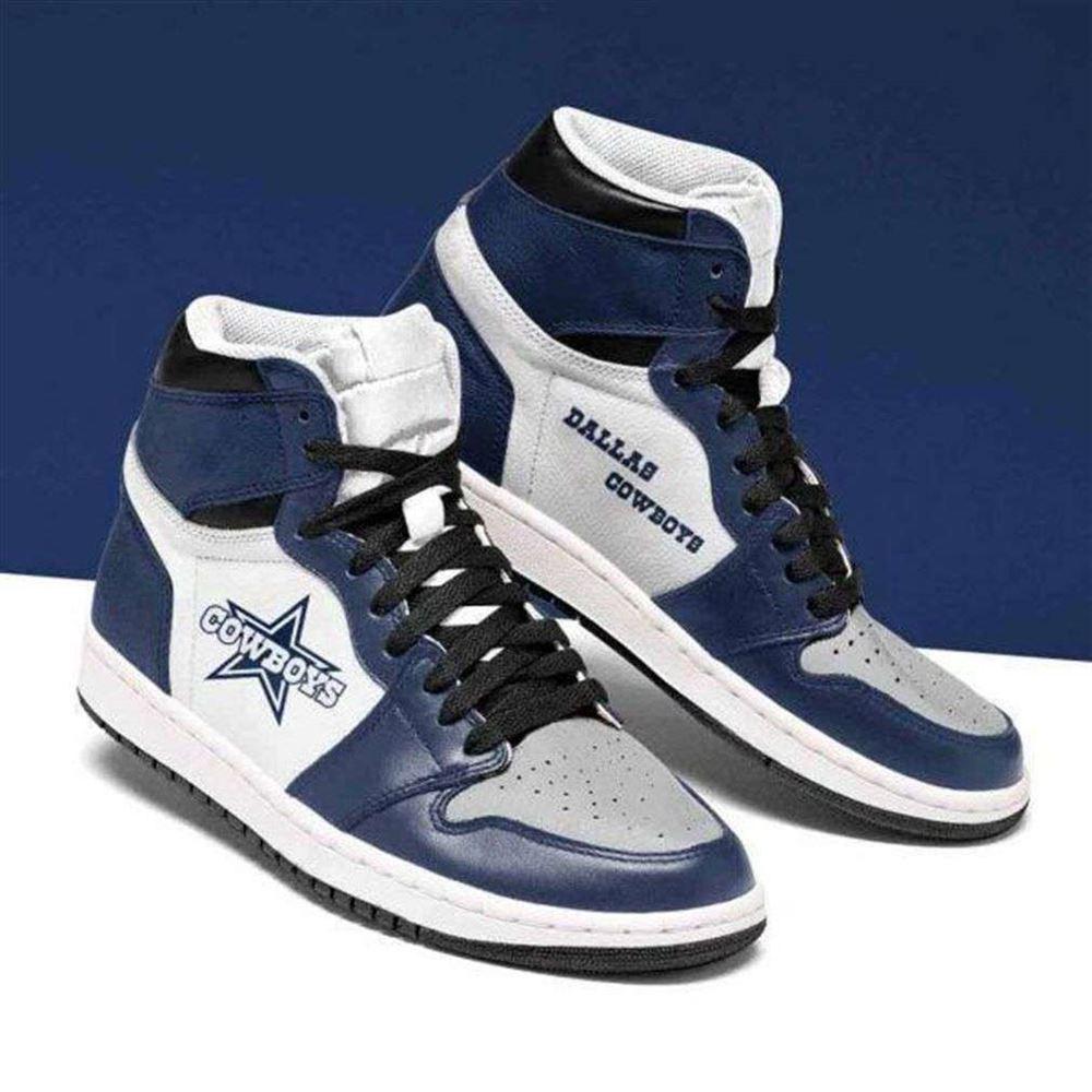 JWFancy Dallas Cowboys AJ1 High Sneakers Shoes For Men And Women