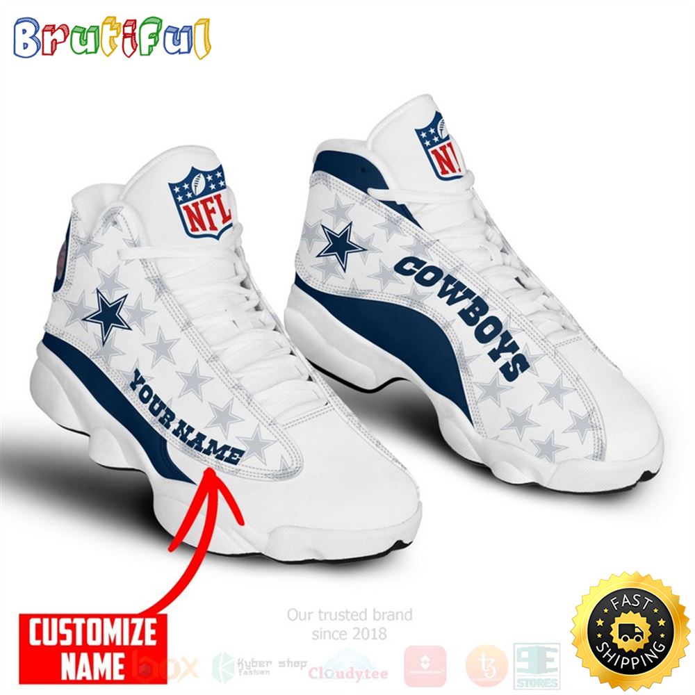 JWFancy Dallas Cowboys AJ13 Sneakers Shoes For Men And Women