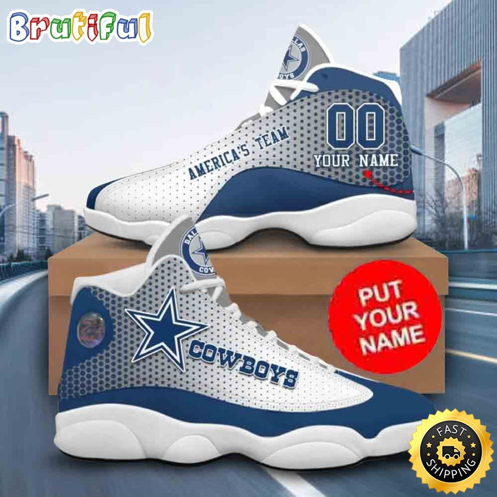 JWFancy Dallas Cowboys AJ13 Sneakers Shoes For Men And Women