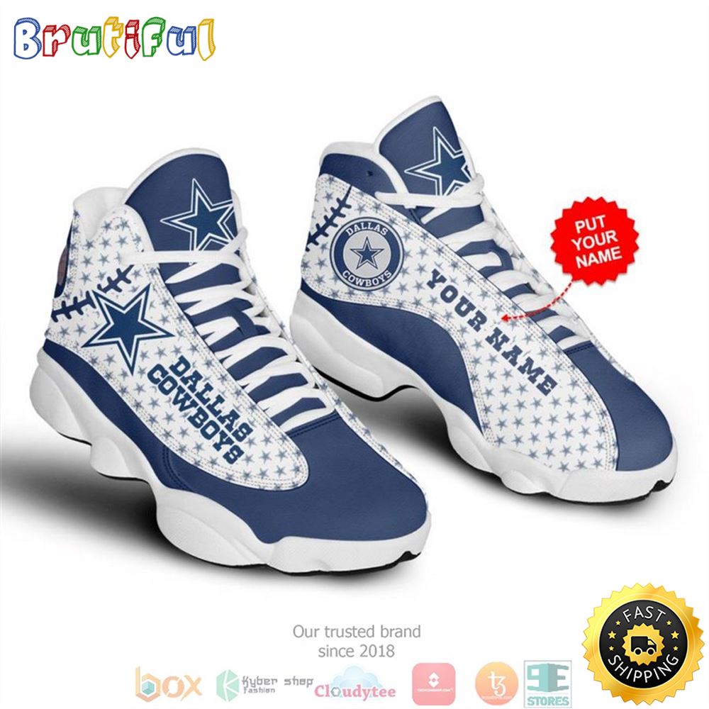 JWFancy Dallas Cowboys AJ13 Sneakers Shoes For Men And Women