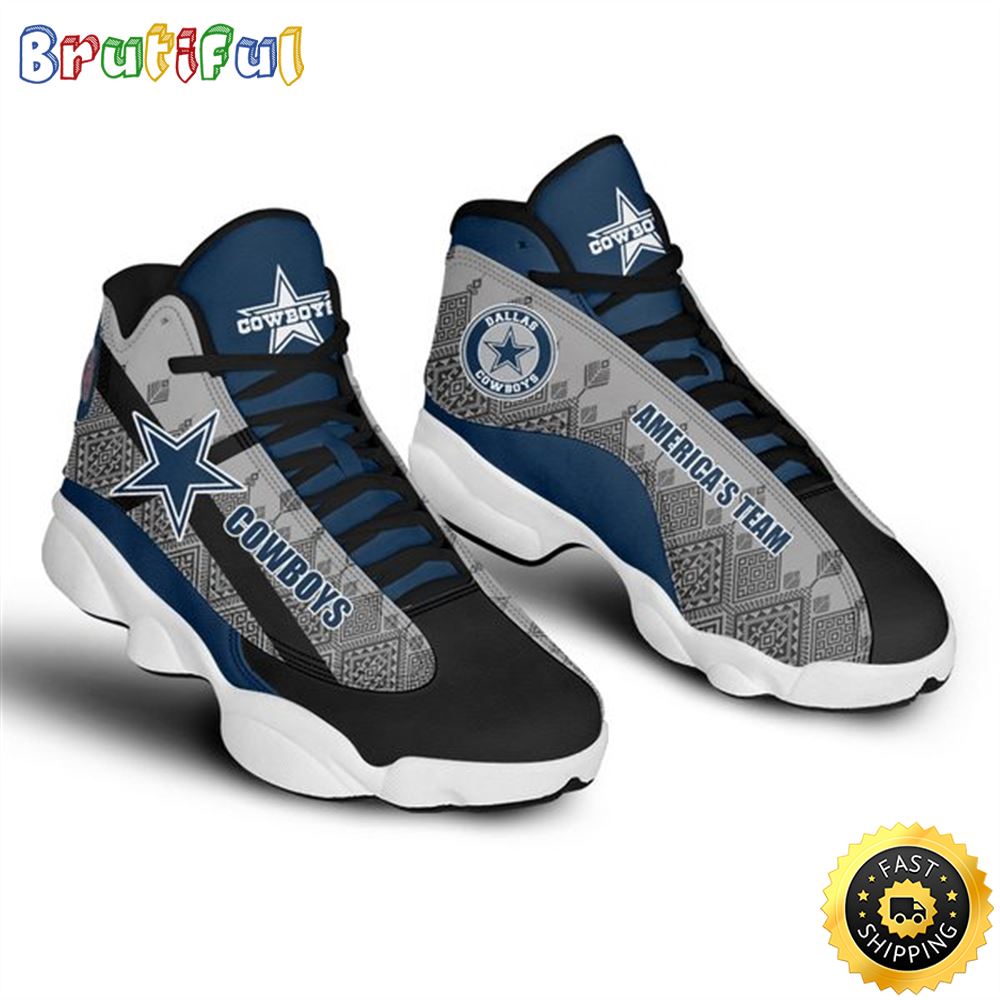 JWFancy Dallas Cowboys AJ13 Sneakers Shoes For Men And Women