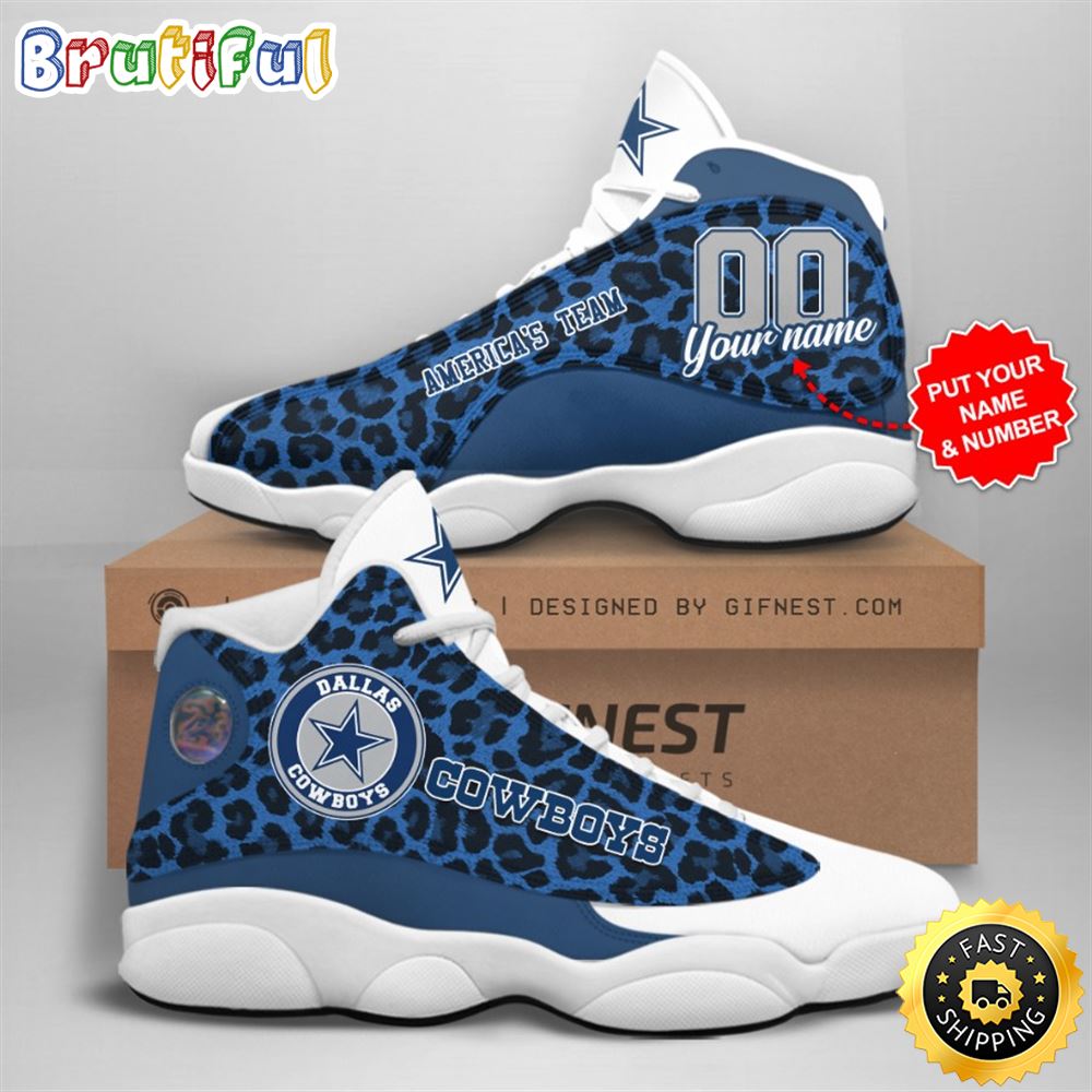 JWFancy Dallas Cowboys AJ13 Sneakers Shoes For Men And Women