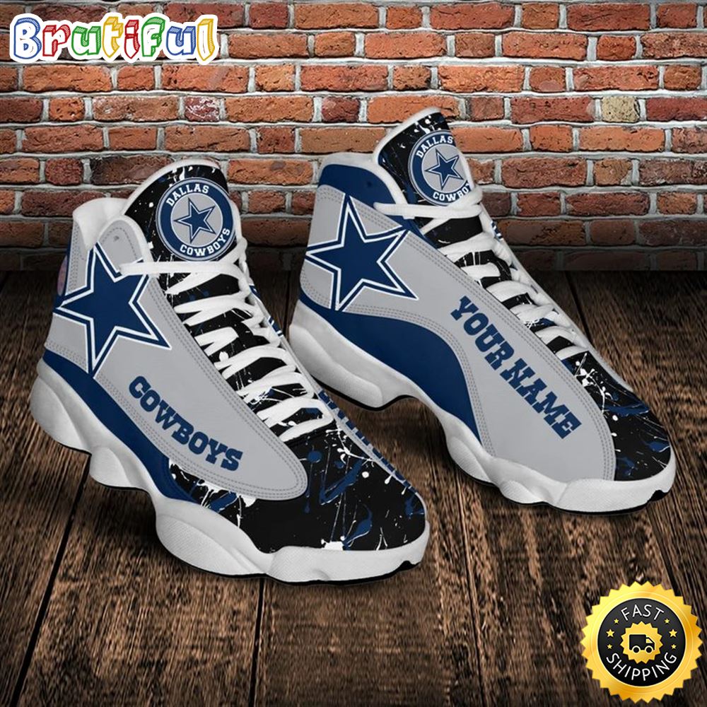 JWFancy Dallas Cowboys AJ13 Sneakers Shoes For Men And Women