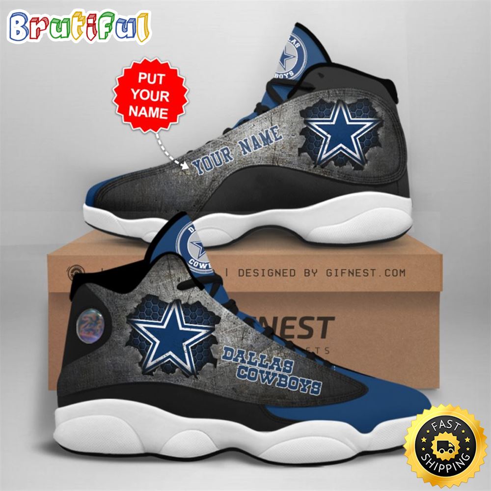 JWFancy Dallas Cowboys AJ13 Sneakers Shoes For Men And Women