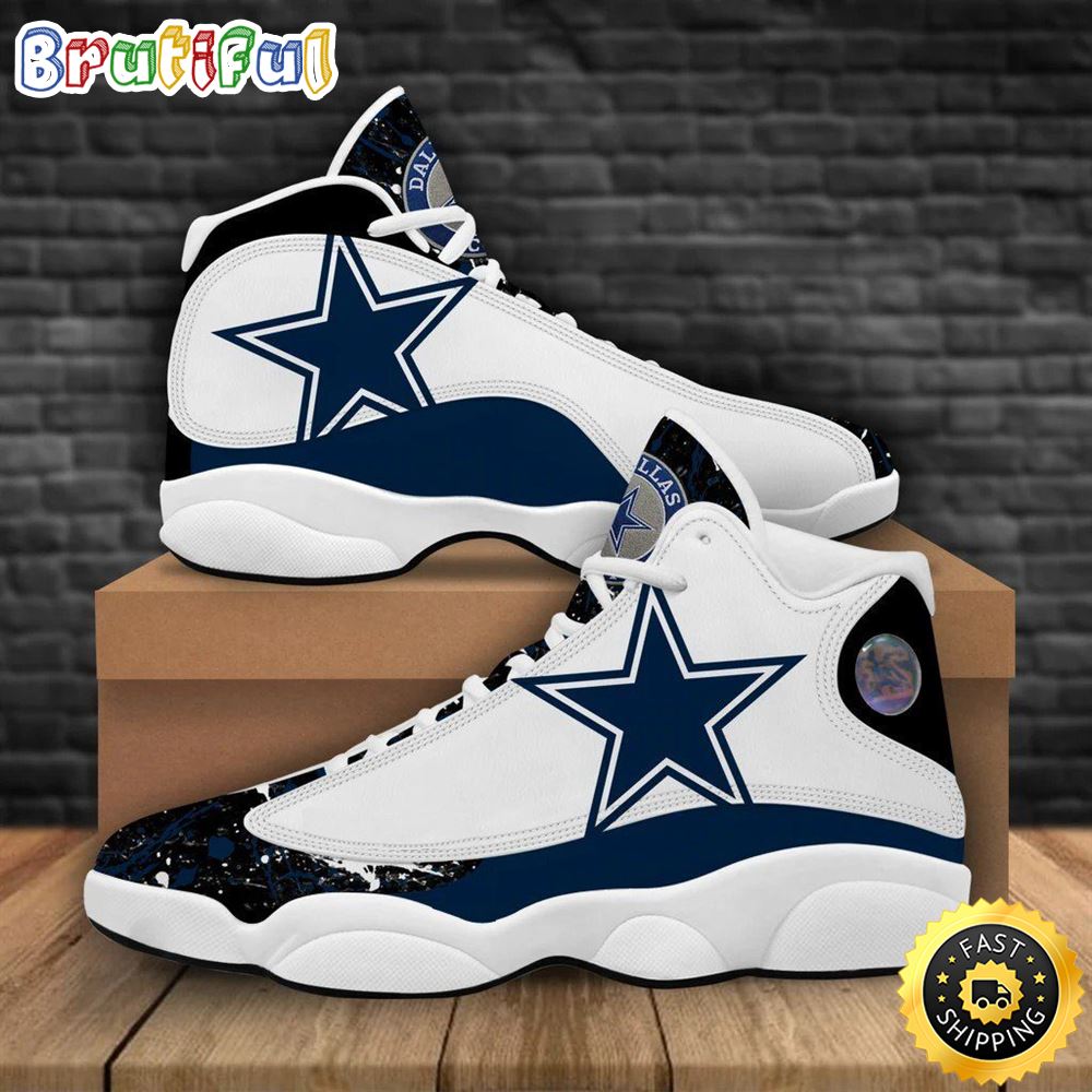 JWFancy Dallas Cowboys AJ13 Sneakers Shoes For Men And Women