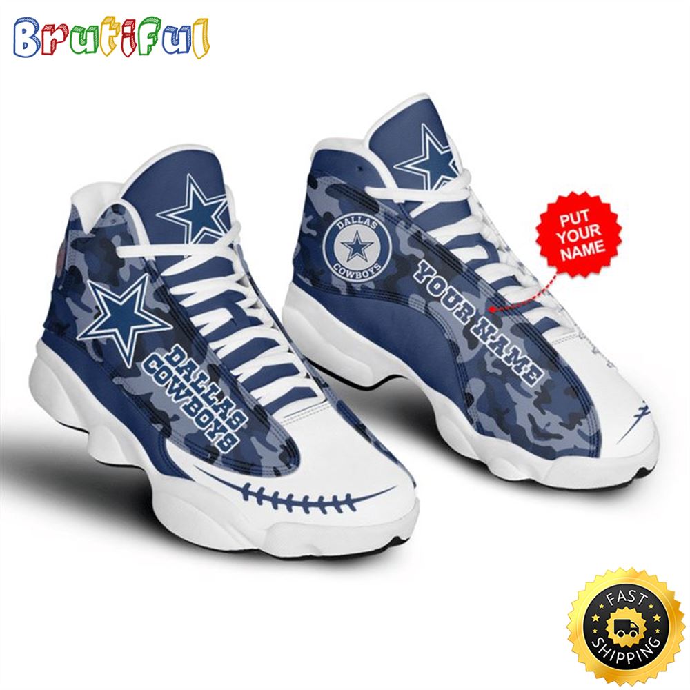 JWFancy Dallas Cowboys AJ13 Sneakers Shoes For Men And Women