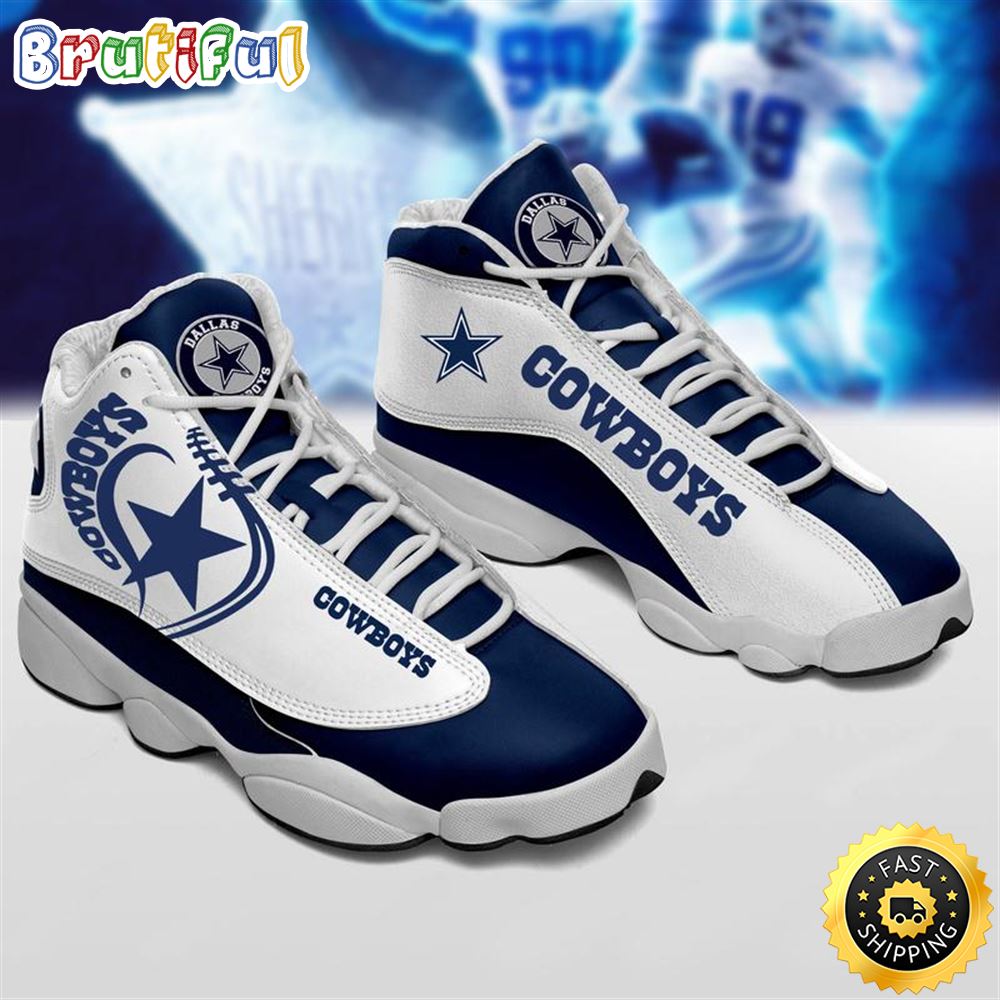 JWFancy Dallas Cowboys AJ13 Sneakers Shoes For Men And Women
