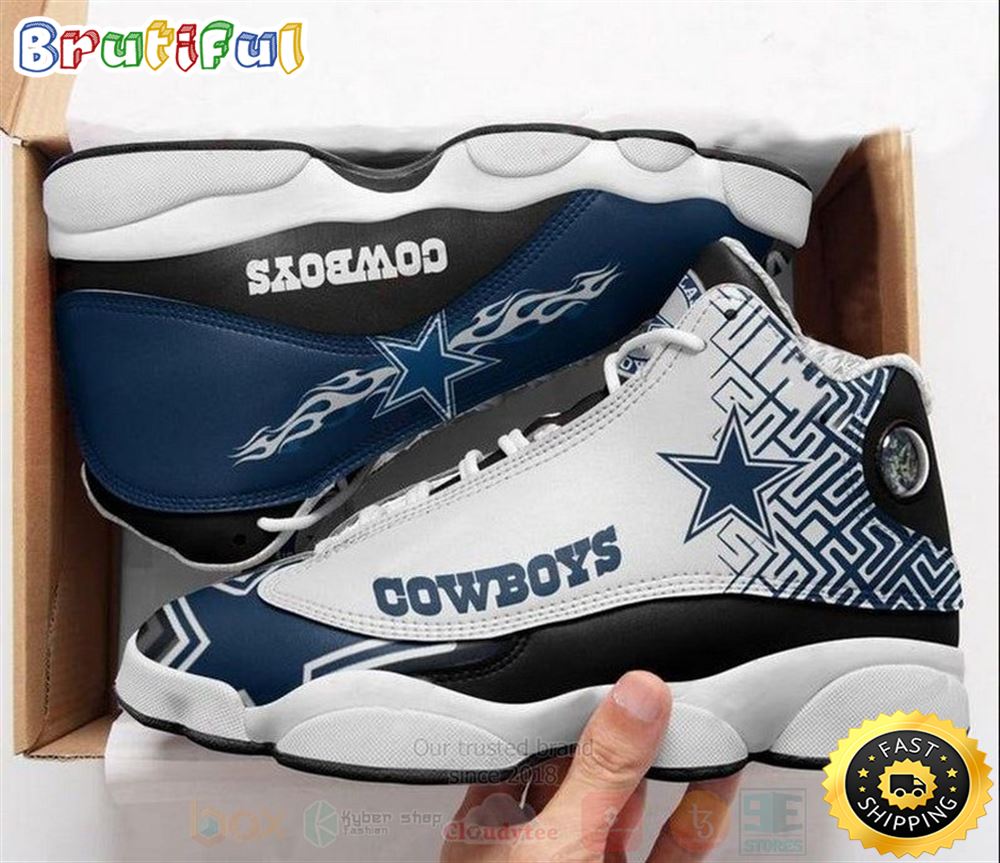 JWFancy Dallas Cowboys  AJ13 Sneakers Shoes For Men And Women