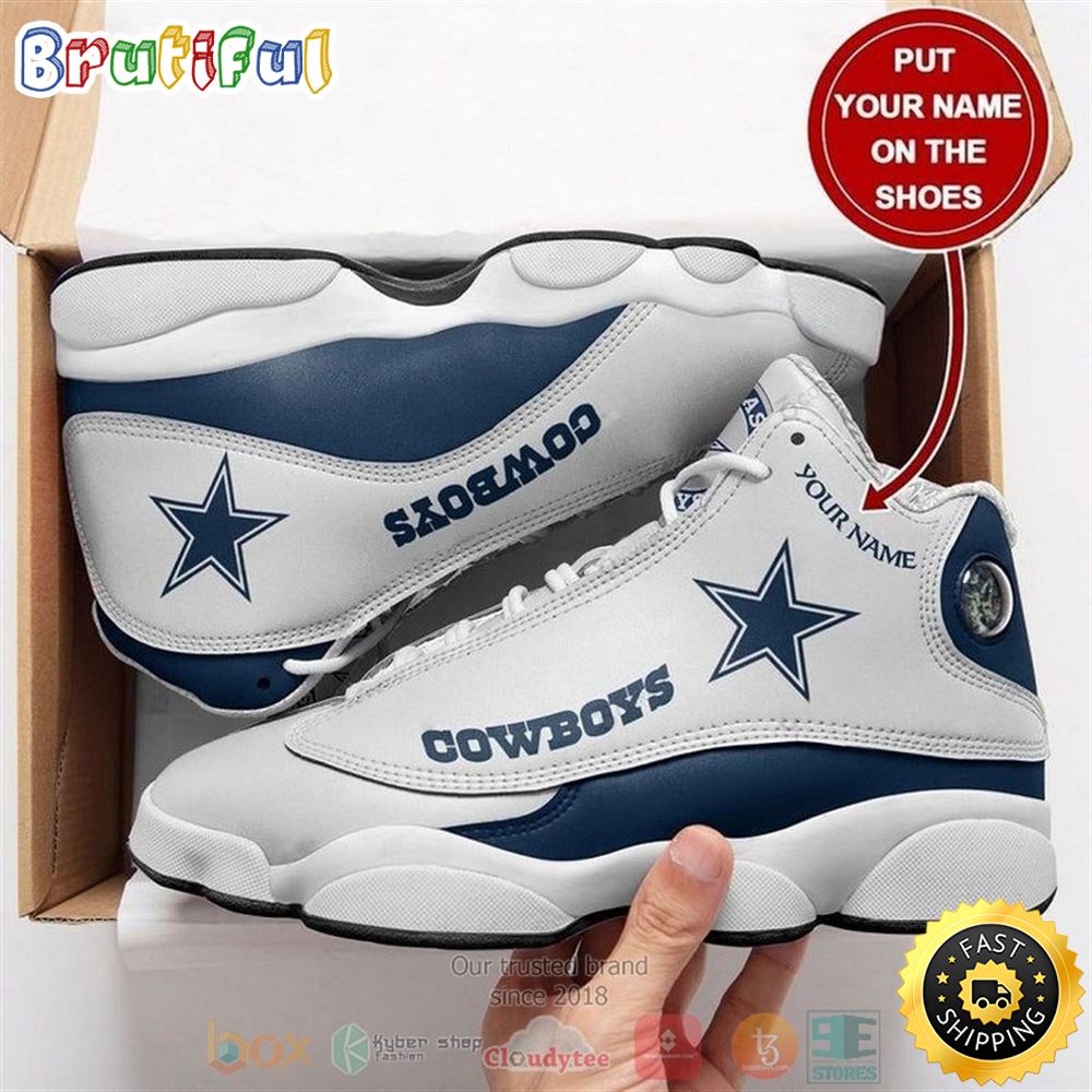 JWFancy Dallas Cowboys AJ13 Sneakers Shoes For Men And Women