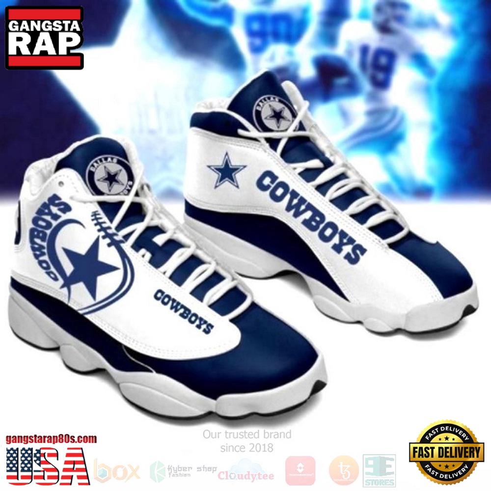 JWFancy Dallas Cowboys AJ13 Sneakers Shoes For Men And Women