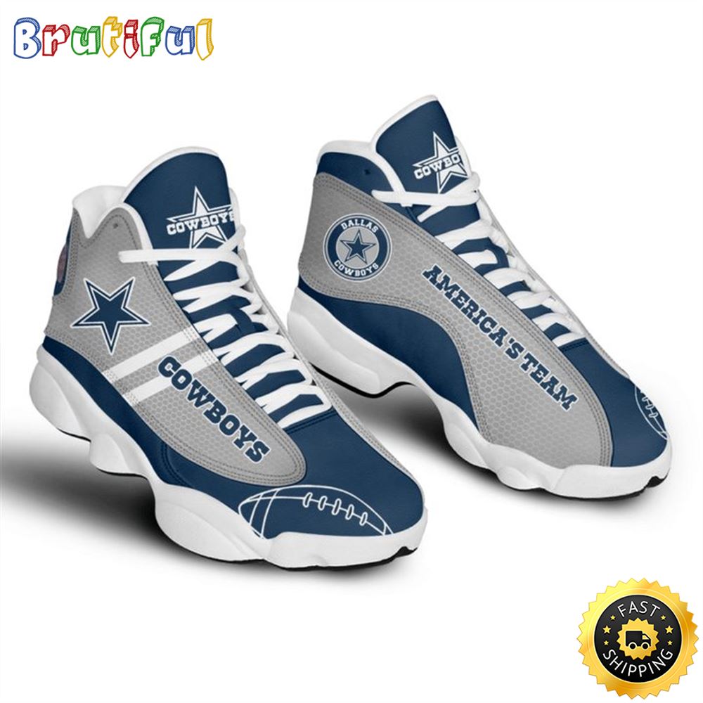 JWFancy Dallas Cowboys AJ13 Sneakers Shoes For Men And Women