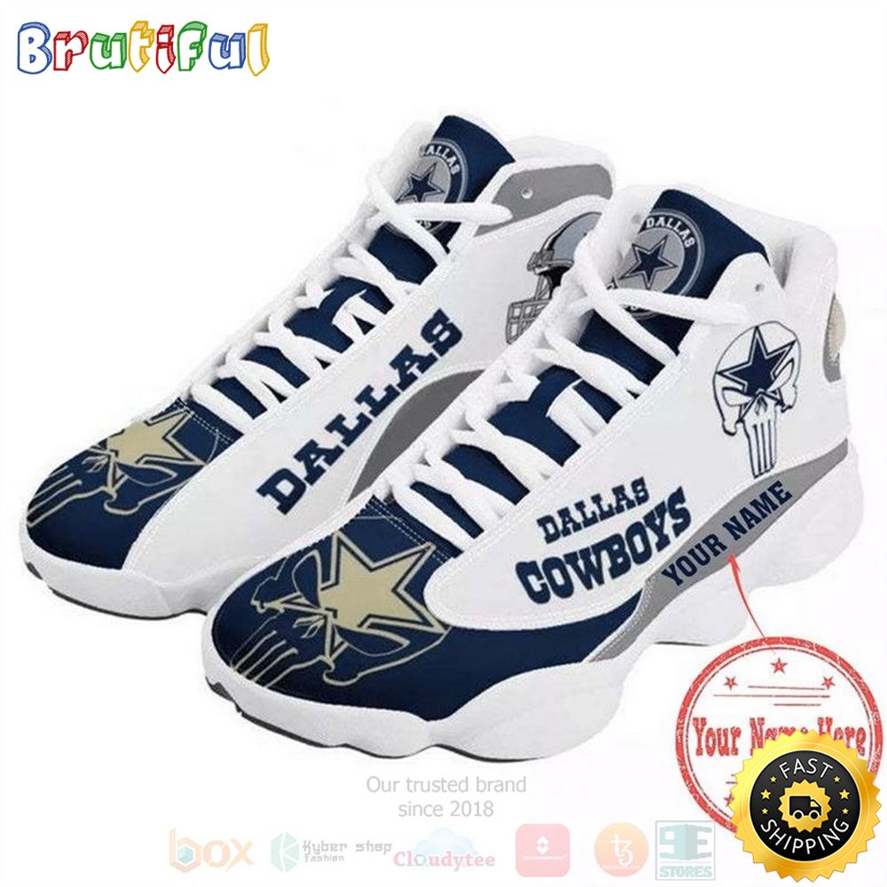 JWFancy Dallas Cowboys AJ13 Sneakers Shoes For Men And Women