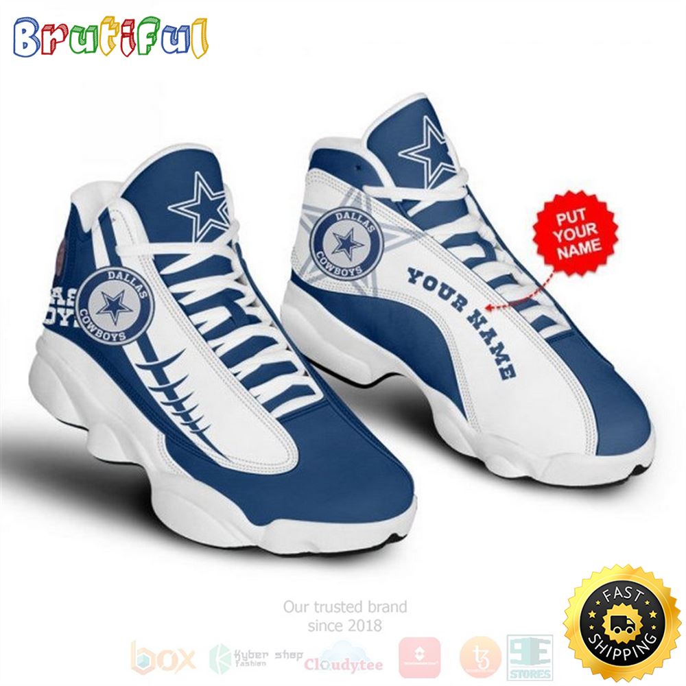 JWFancy Dallas Cowboys AJ13 Sneakers Shoes For Men And Women