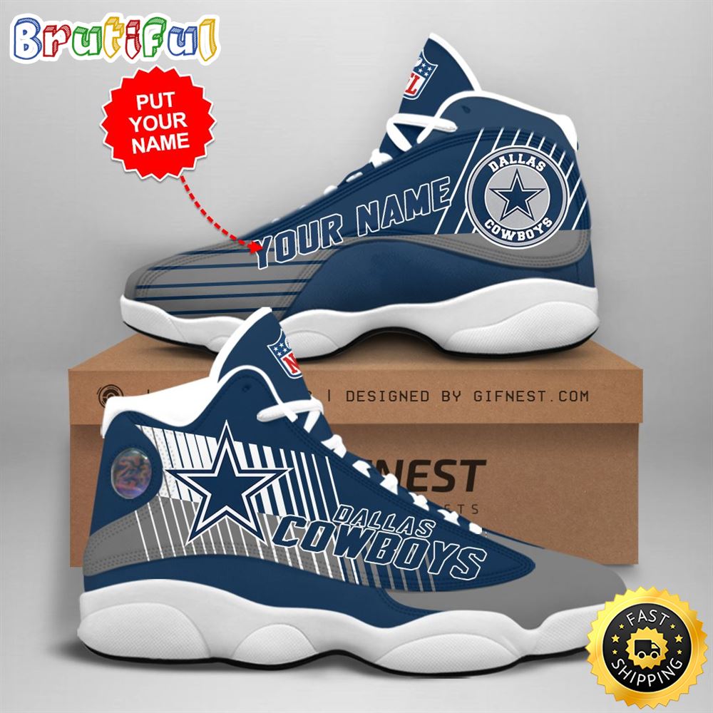 JWFancy Dallas Cowboys AJ13 Sneakers Shoes For Men And Women