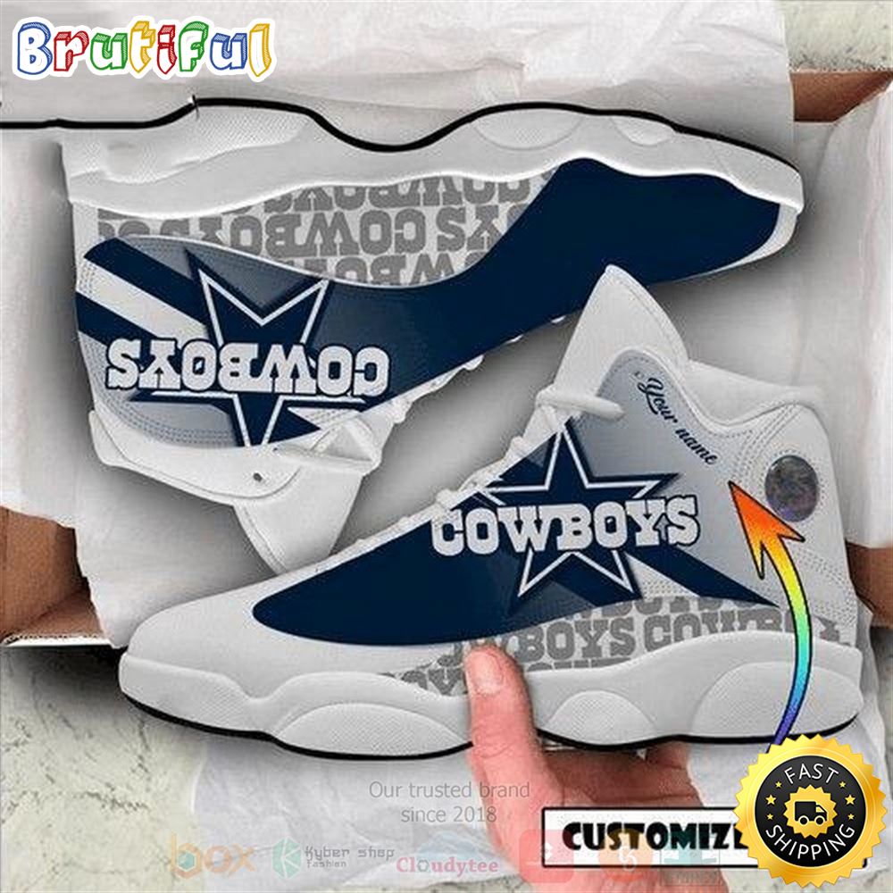 JWFancy Dallas Cowboys AJ13 Sneakers Shoes For Men And Women