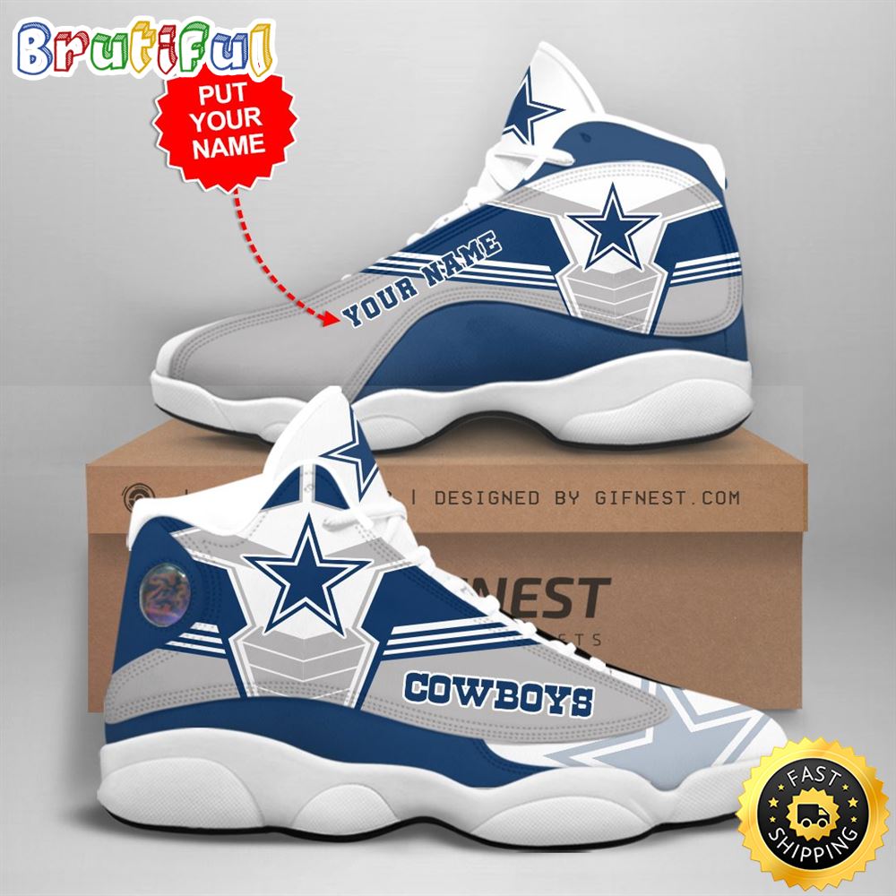 JWFancy Dallas Cowboys AJ13 Sneakers Shoes For Men And Women
