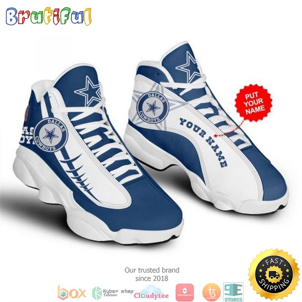 JWFancy Dallas Cowboys AJ13 Sneakers Shoes For Men And Women
