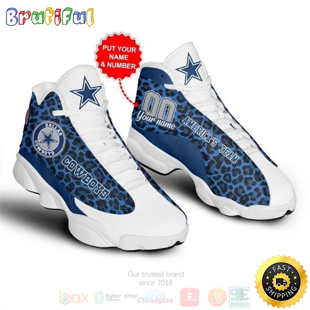 JWFancy Dallas Cowboys AJ13 Sneakers Shoes For Men And Women