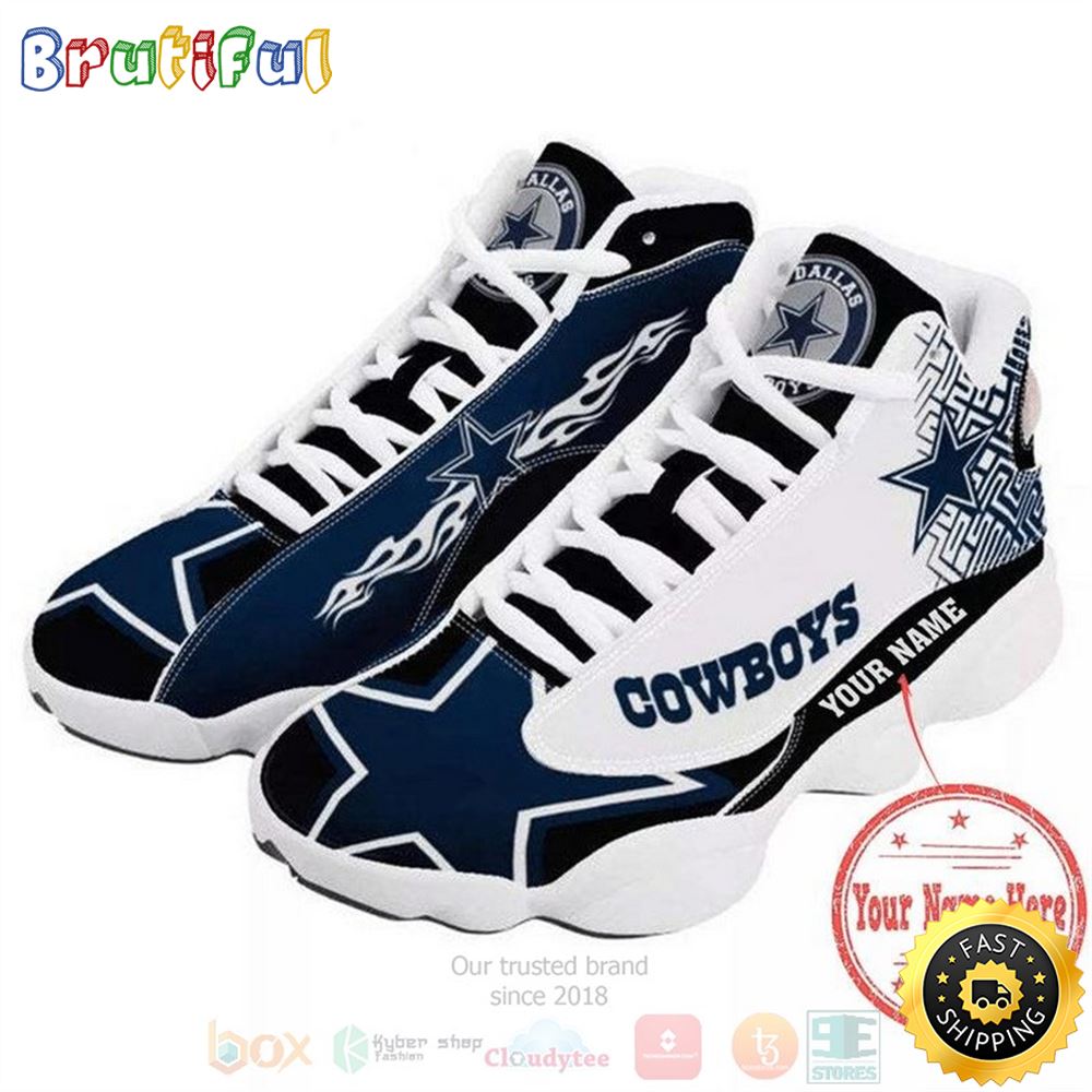 JWFancy Dallas Cowboys AJ13 Sneakers Shoes For Men And Women