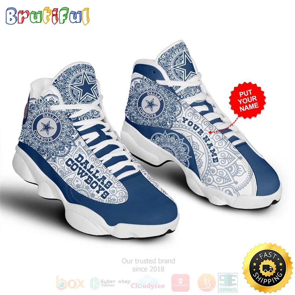 JWFancy Dallas Cowboys AJ13 Sneakers Shoes For Men And Women