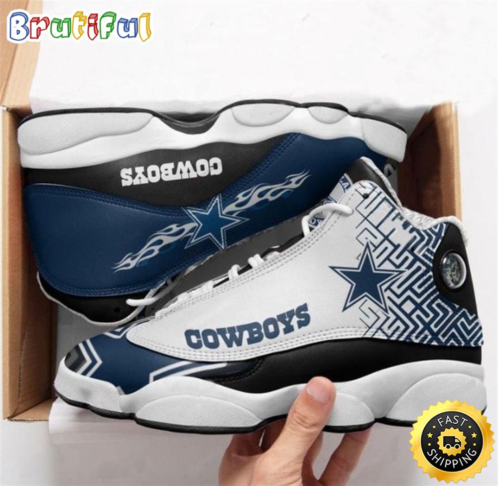 JWFancy Dallas Cowboys AJ13 Sneakers Shoes For Men And Women