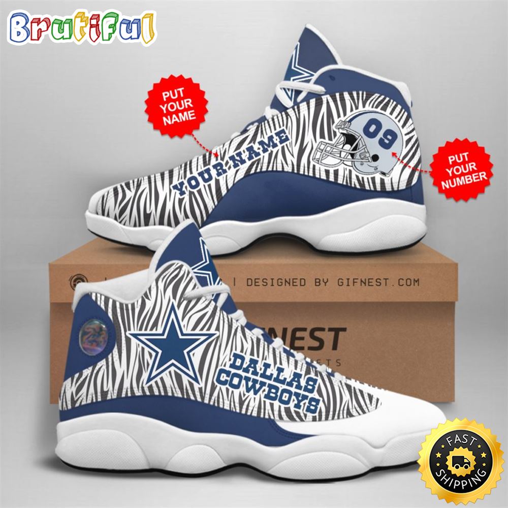 JWFancy Dallas Cowboys AJ13 Sneakers Shoes For Men And Women