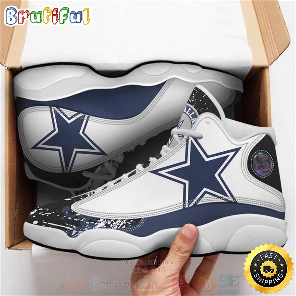 JWFancy Dallas Cowboys AJ13 Sneakers Shoes For Men And Women