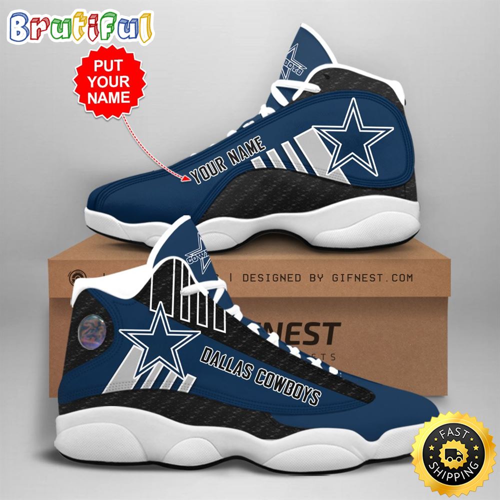 JWFancy Dallas Cowboys AJ13 Sneakers Shoes For Men And Women