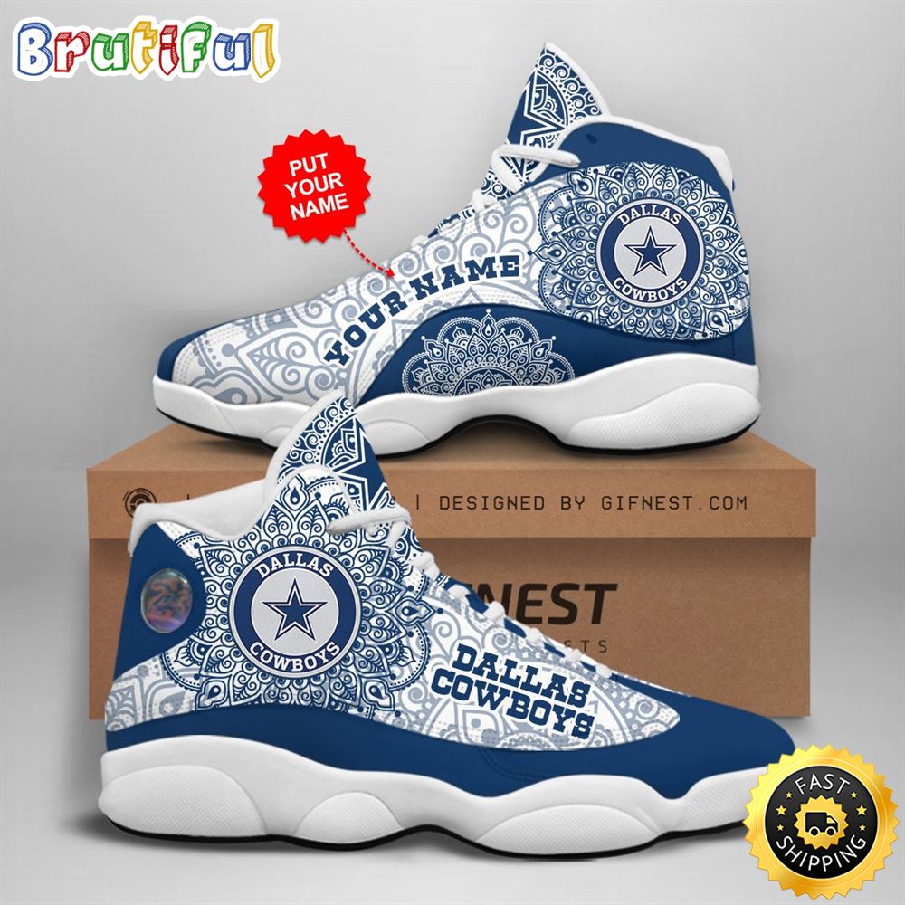 JWFancy Dallas Cowboys AJ13 Sneakers Shoes For Men And Women