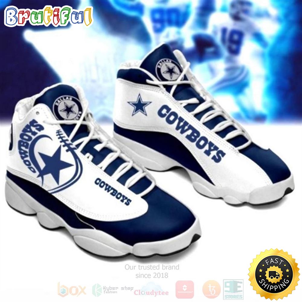 JWFancy Dallas Cowboys AJ13 Sneakers Shoes For Men And Women
