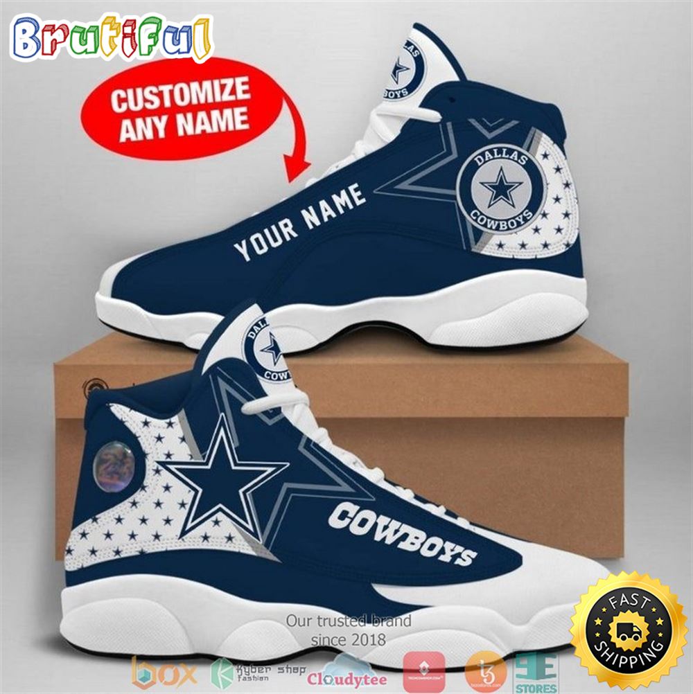 JWFancy Dallas Cowboys AJ13 Sneakers Shoes For Men And Women