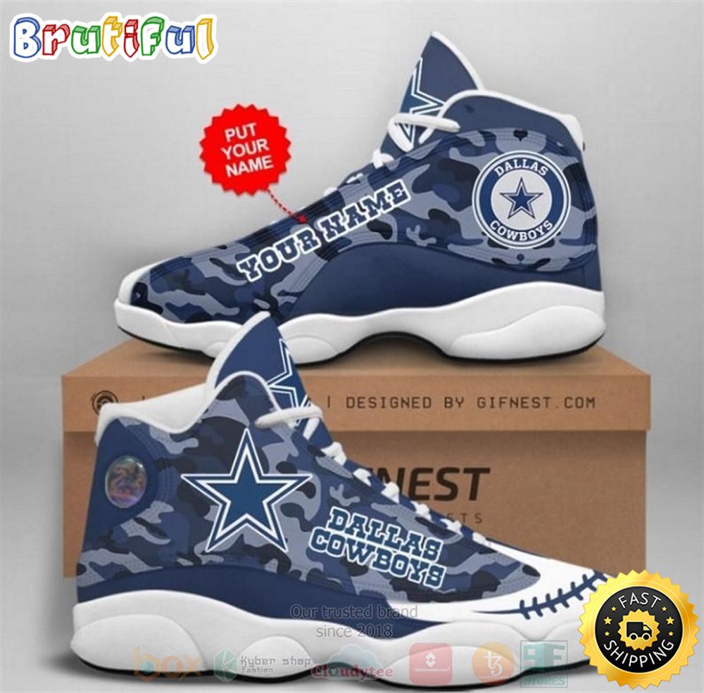 JWFancy Dallas Cowboys AJ13 Sneakers Shoes For Men And Women