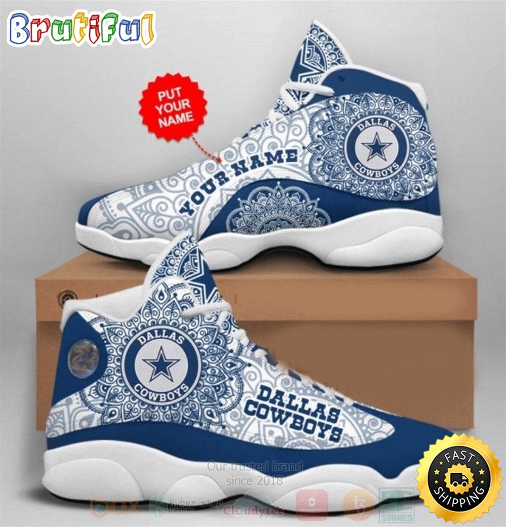 JWFancy Dallas Cowboys AJ13 Sneakers Shoes For Men And Women
