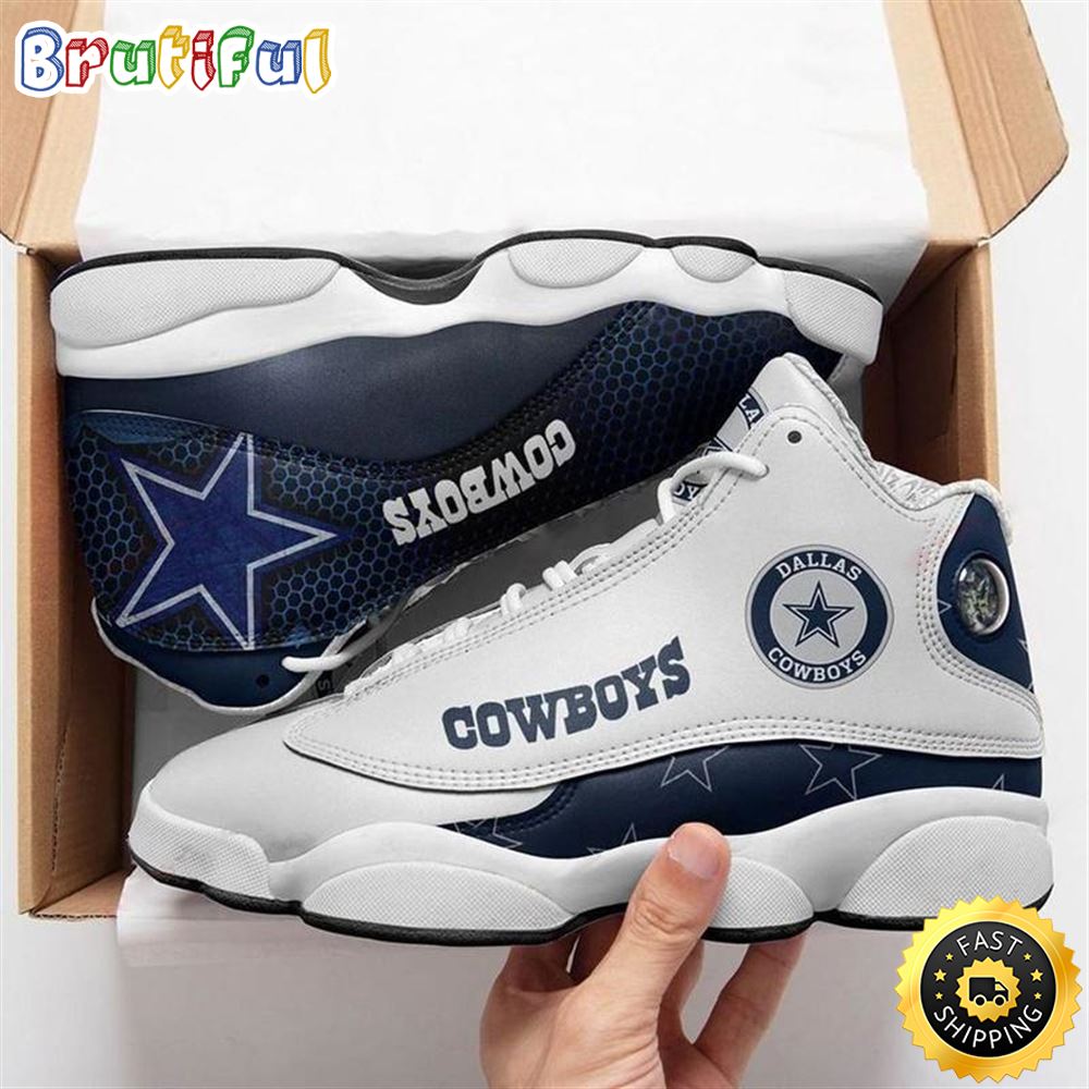 JWFancy Dallas Cowboys AJ13 Sneakers Shoes For Men And Women