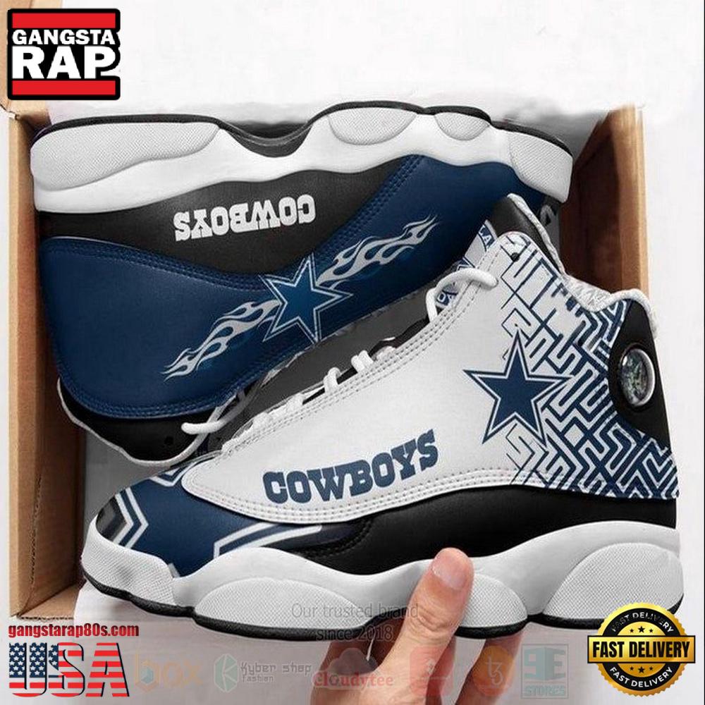 JWFancy Dallas Cowboys AJ13 Sneakers Shoes For Men And Women