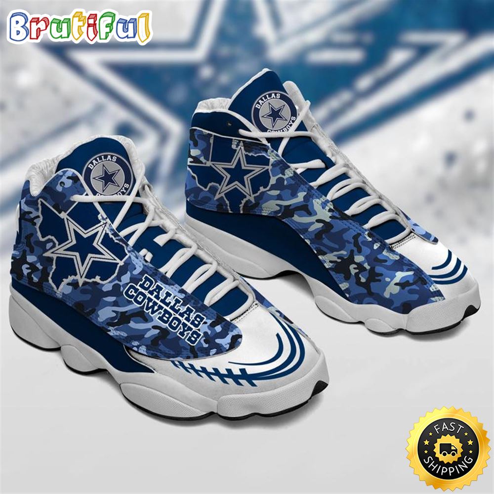 JWFancy Dallas Cowboys AJ13 Sneakers Shoes For Men And Women