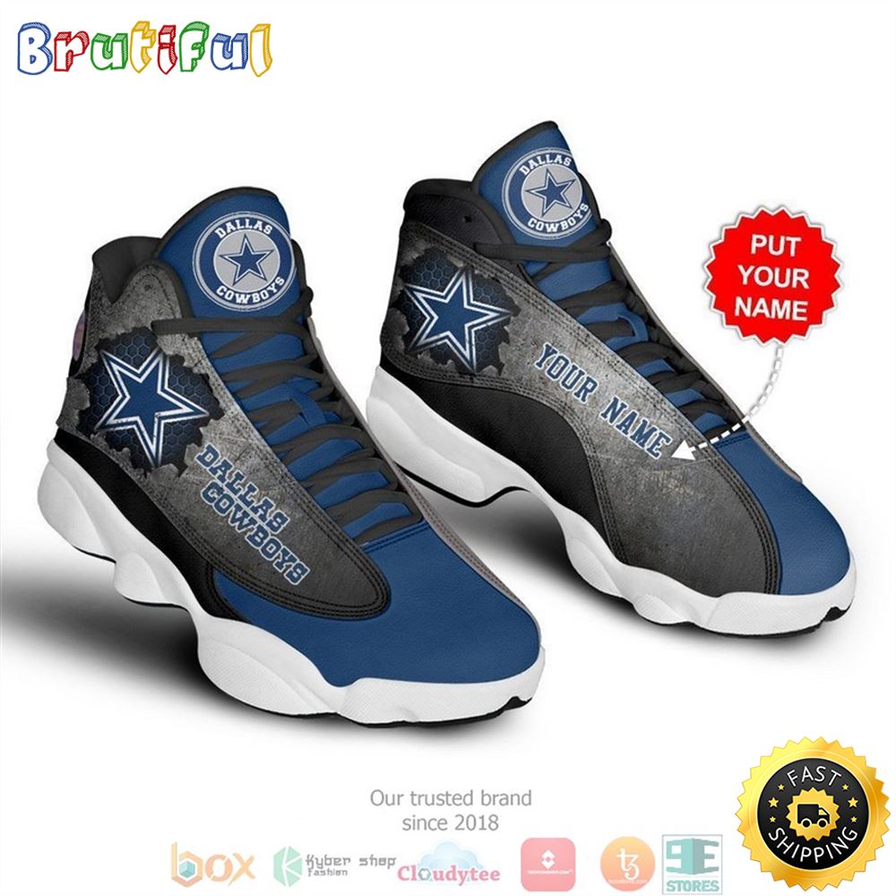 JWFancy Dallas Cowboys AJ13 Sneakers Shoes For Men And Women