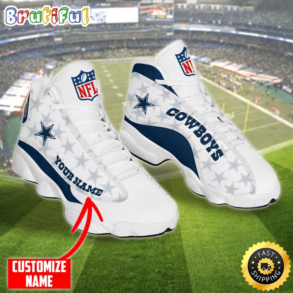 JWFancy Dallas Cowboys AJ13 Sneakers Shoes For Men And Women