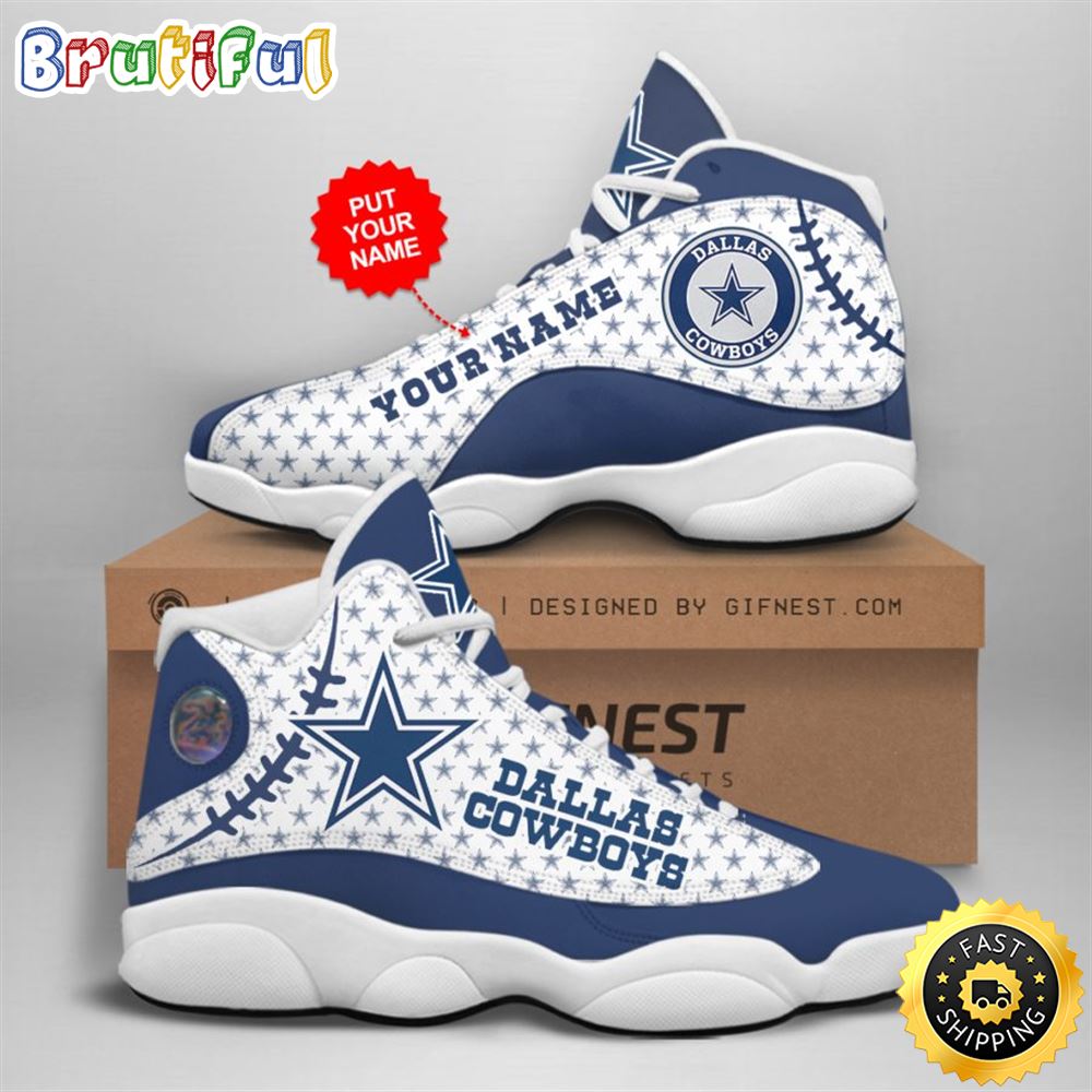 JWFancy Dallas Cowboys AJ13 Sneakers Shoes For Men And Women