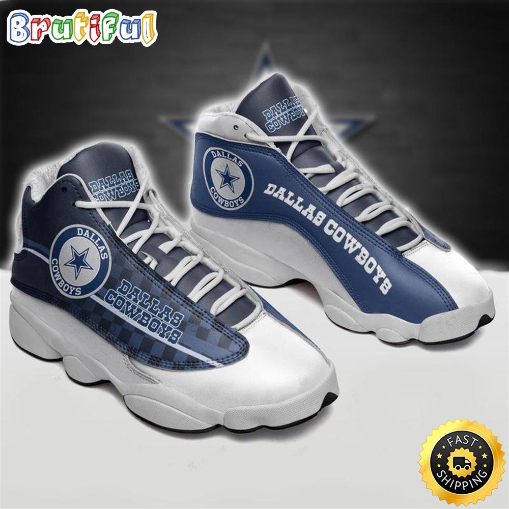 JWFancy Dallas Cowboys Form AJ13 Sneakers Shoes For Men And Women
