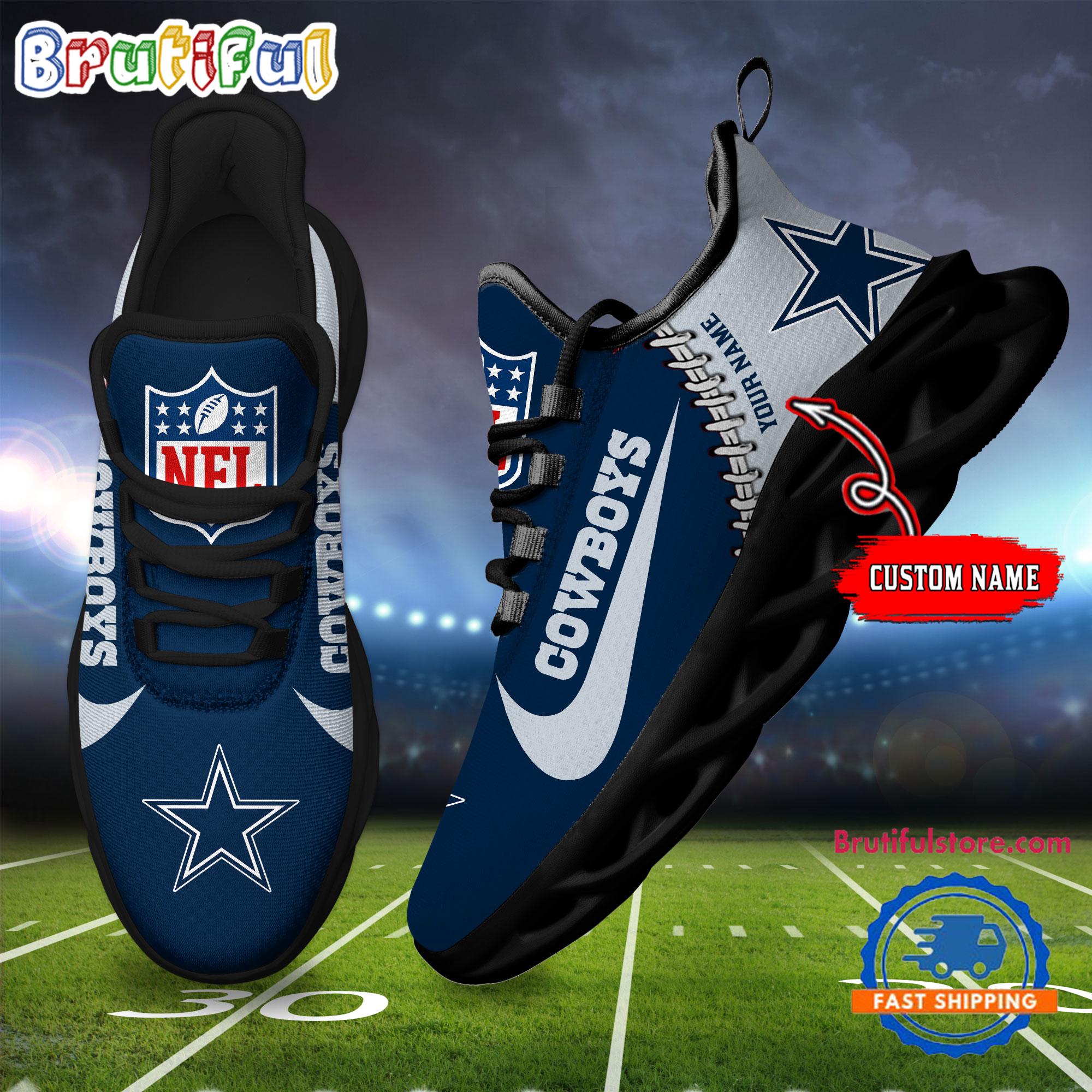 JWFancy Dallas Cowboys Max Soul Shoes Sneakers For Men And Women