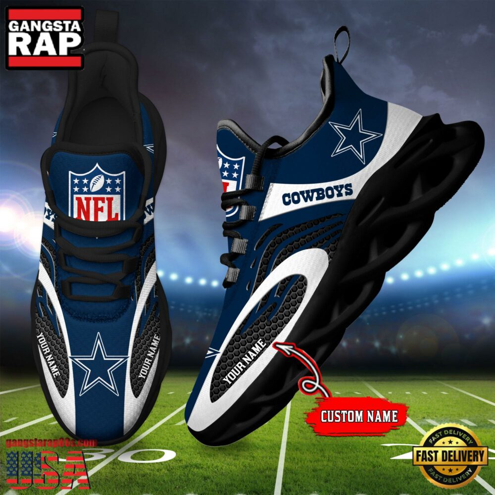 JWFancy Dallas Cowboys Max Soul Shoes Sneakers For Men And Women